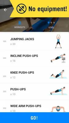 Home Workout android App screenshot 4